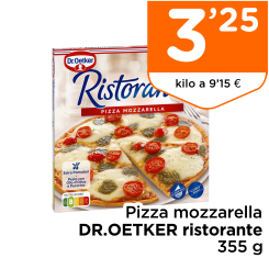 Pizza mozzarella DR.OETKER ristorante 355 g