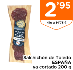Salchich?n de Toledo ESPA?A ya cortado 200 g