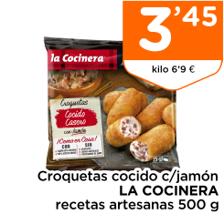 Croquetas cocido c/jam?n LA COCINERA recetas artesanas 500 g