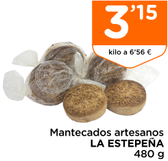 Mantecados artesanos LA ESTEPE?A 480 g