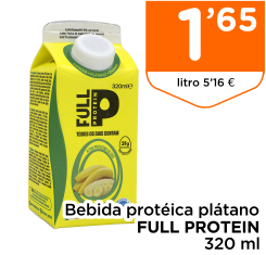 Bebida prot?ica pl?tano FULL PROTEIN 320 ml