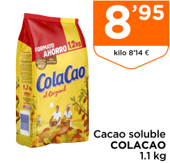 Cacao soluble COLACAO 1.1 kg