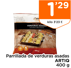 Parrillada de verduras asadas ARTIQ 400 g