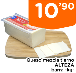Queso mezcla tierno ALTEZA barra -kg-