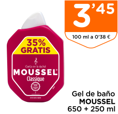 Gel de ba?o MOUSSEL 650 + 250 ml