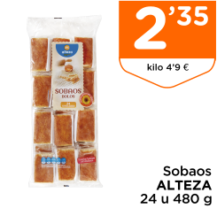 Sobaos ALTEZA 24 u 480 g