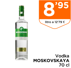 Vodka MOSKOVSKAYA 70 cl