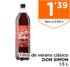 Tinto de verano cl?sico DON SIMON 1.5 L