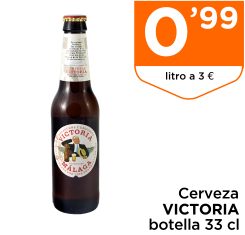 Cerveza VICTORIA botella 33 cl
