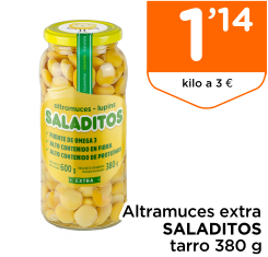Altramuces extra SALADITOS tarro 380 g