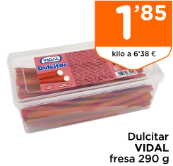 Dulcitar VIDAL fresa 290 g