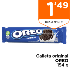 Galleta original OREO 154 g