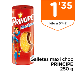 Galletas maxi choc PR?NCIPE 250 g