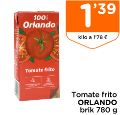 Tomate frito ORLANDO brik 780 g