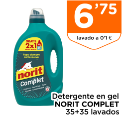 Detergente en gel NORIT COMPLET 35+35 lavados