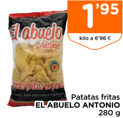 Patatas fritas EL ABUELO ANTONIO 280 g