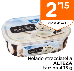 Helado stracciatella ALTEZA 495 g