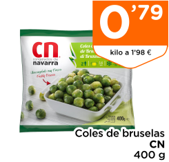 Coles de bruselas CN 400 g