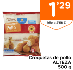 Croquetas de pollo ALTEZA 500 g