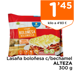 Lasa?a bolo?esa c/bechamel ALTEZA 300 g