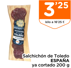 Salchich?n de Toledo ESPA?A ya cortado 200 g
