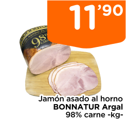 Jam?n asado al horno BONNATUR Argal 98% carne -kg-