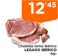 Chuletas lomo ib?rico LEGADO IB?RICO -kg-