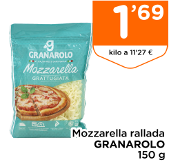 Mozzarella rallada GRANAROLO 150 g