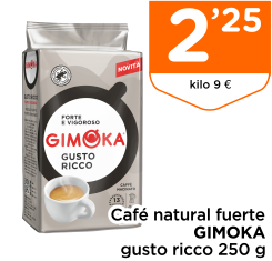 Caf? natural fuerte GIMOKA gusto ricco 250 g