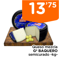 Queso mezcla G? BAQUERO semicurado -kg-