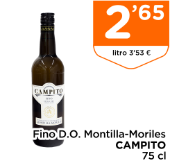 Fino D.O. Montilla-Moriles CAMPITO 75 cl