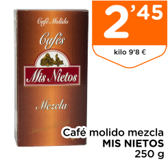 Caf? molido mezcla MIS NIETOS 250 g