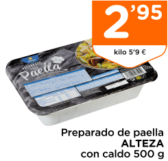 Preparado de paella ALTEZA con caldo 500 g