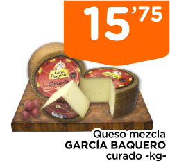 Queso mezcla GARC?A BAQUERO curado -kg-