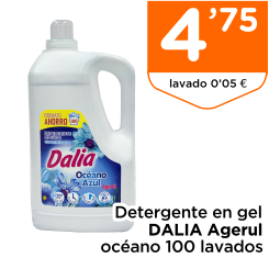 Detergente en gel DALIA Agerul oc?ano 100 lavados