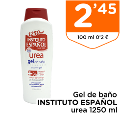 Gel de ba?o INSTITUTO ESPA?OL urea 1250 ml