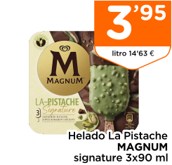 Helado La Pistache MAGNUM signature 3x90 ml