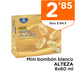 Mini bomb?n blanco ALTEZA 8x60 ml