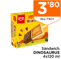 S?ndwich DINOSAURUS 4x120 ml