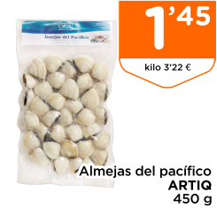 Almejas del pac?fico ARTIQ 450 g