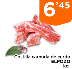 Costilla carnuda de cerdo ELPOZO -kg-