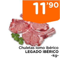 Chuletas lomo ib?rico LEGADO IB?RICO -kg-