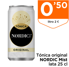 T?nica original NORDIC Mist lata 25 cl