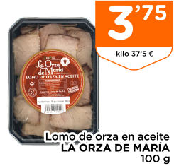 Lomo de orza en aceite LA ORZA DE MAR?A 100 g