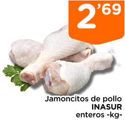 Jamoncitos de pollo INASUR enteros -kg-