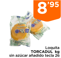 Loquita TORCADUL  kg sin az?car a?adido tecla 26