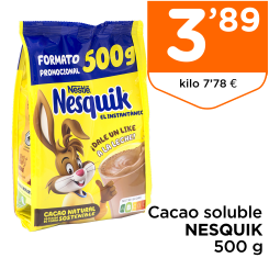 Cacao soluble NESQUIK 500 g
