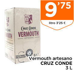 Vermouth artesano CRUZ CONDE 3 L
