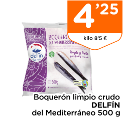 Boquer?n limpio crudo DELF?N del Mediterr?neo 500 g