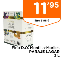 Fino D.O. Montilla-Moriles PARAJE LAGAR 3 L